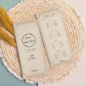 ヴィンテージブラウンとロゴ付きブティック価格リスト ラックカード