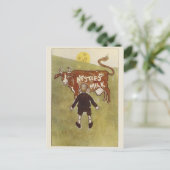 ヴィンテージブラウンカウネスレ乳葉書 ポストカード (スタンド正面)