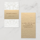 ヴィンテージブラウンクラフト紙 名刺 (正面/裏面)