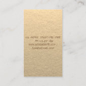 ヴィンテージブラウンクラフト紙 名刺 (裏面)