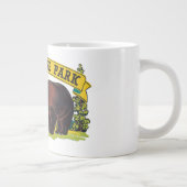 ヴィンテージブラウンベアイエローストーン国立公園 ジャンボコーヒーマグカップ (右)