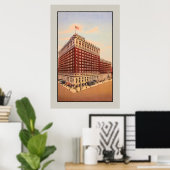 ヴィンテージブラウンホテル(ケンタッキー州ルイビル) ポスター (ホームオフィス)