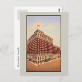 ヴィンテージブラウンホテル（ケンタッキー州ルイビル） ポストカード (正面/裏面)