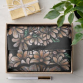 ヴィンテージブラウンモス自然愛好家デイジーデイジー 薄葉紙 (ギフト)