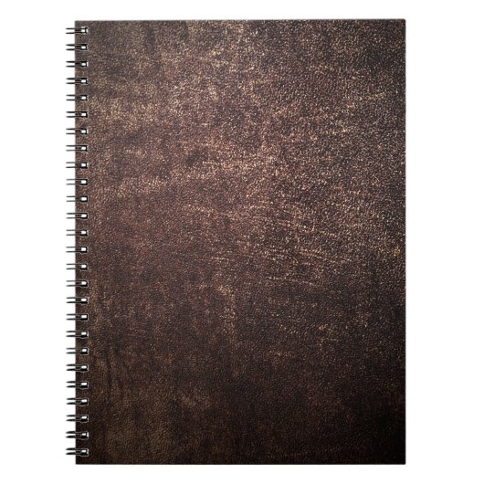 ヴィンテージブラウンレザー ノートブック (正面)