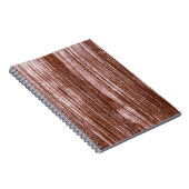 ヴィンテージブラウン絵を描バラノート ノートブック (右側)