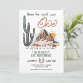 ヴィンテージブラウン西は一つの誕生日だった 招待状 (スタンド正面)