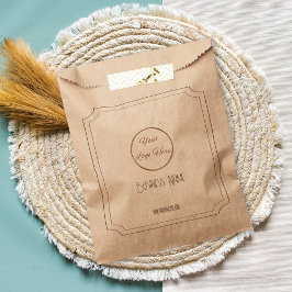 ヴィンテージブラウン(ロゴ付きビジネス促進紙) フェイバーバッグ