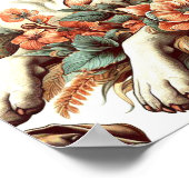 ヴィンテージブラケフランセイラストレーション ポスター (角)