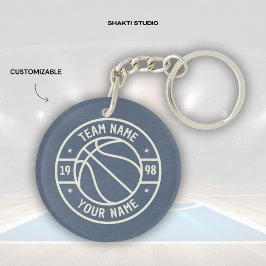 ヴィンテージブラザーのバスケットボール選手キーチェーン キーホルダー