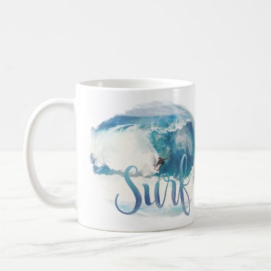 ヴィンテージブラシスタイルサーフェス コーヒーマグカップ (左)