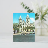 ヴィンテージブラジルレシフェ、バロック大聖堂 ポストカード (スタンド正面)