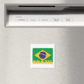 ヴィンテージブラジル国旗の磁石 マグネット (インサイチュ (食洗機))