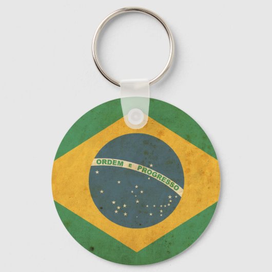 ヴィンテージブラジル国旗 キーホルダー (正面)