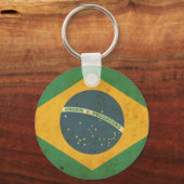 ヴィンテージブラジル国旗 キーホルダー (正面)