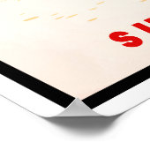 ヴィンテージブラジル夏おもしろい旅行 ポスター (角)