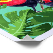 ヴィンテージブラジル、パラダイストラベルへようこそ ポスター (角)