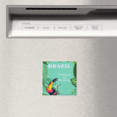 ヴィンテージブラジル、パラダイストラベルへようこそ マグネット (インサイチュ (食洗機))