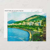 ヴィンテージブラジル、リオデジャネロ ポストカード (正面/裏面)