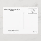 ヴィンテージブラジル、リオデジャネロ ポストカード (裏面)