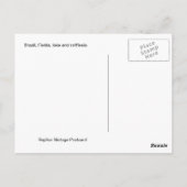 ヴィンテージブラジル、リオデジャネロ ポストカード (裏面)