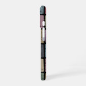 ヴィンテージブラチオサウルス恐竜レトロの携帯ケース iPhone 16ケース (左側面)