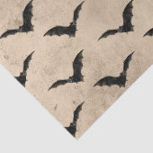 ヴィンテージブラックこうもりハロウィーンデクページ 薄葉紙 (詳細)