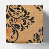 ヴィンテージブラックと銅ゴシッ結婚クの フェイバーボックス (上部)