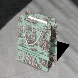 ヴィンテージブラックのミントゥイルドゥジュイ ミディアムペーパーバッグ