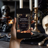 ヴィンテージブラックの衣装とカクテルで怖い夜を演出 シーズンカード