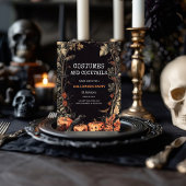 ヴィンテージブラックの衣装とカクテルで怖い夜を演出 シーズンカード