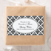 ヴィンテージブラックウィットダマスクパールHウォーターラベル ラベル (インサイチュ)