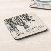 ヴィンテージブラックウィーピングヤナギ コースター (左側)