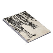 ヴィンテージブラックウィーピングヤナギ ノートブック (右側)