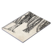 ヴィンテージブラックウィーピングヤナギ ノートブック (左側)