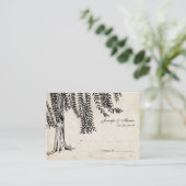 ヴィンテージブラックウィーピングヤナギ プレイスカード (スタンド正面)