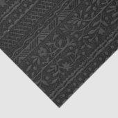 ヴィンテージブラックエンボススタイルフローラ 薄葉紙 (詳細)