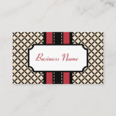 ヴィンテージブラックカスタムビジネスカード 名刺 (正面)