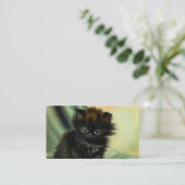 ヴィンテージブラックキットンイラストレーション エンクロージャーカード (スタンド正面)