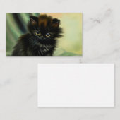 ヴィンテージブラックキットンイラストレーション エンクロージャーカード (正面/裏面)