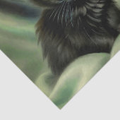 ヴィンテージブラックキットンイラストレーション 薄葉紙 (詳細)