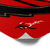 ヴィンテージブラックキャットレチャットノワール ポスター (角)