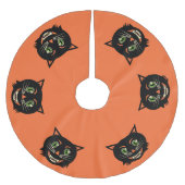 ヴィンテージブラックキャット ブラッシュドポリエステルツリースカート (正面)