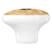 ヴィンテージブラッククイーンビーハニカムセラミックノブ セラミックノブ (側面)