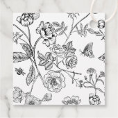 ヴィンテージブラッククレスト結婚モノグラム フェイバータグ (裏面)