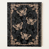 ヴィンテージブラックゴシックガ華美ス名前をカスタムする プランナー手帳 (裏面)