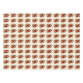 ヴィンテージブラックサンタ テーブルクロス (正面(横))