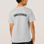 ヴィンテージブラックジャパン西新海門オリエンタル Tシャツ (裏面)