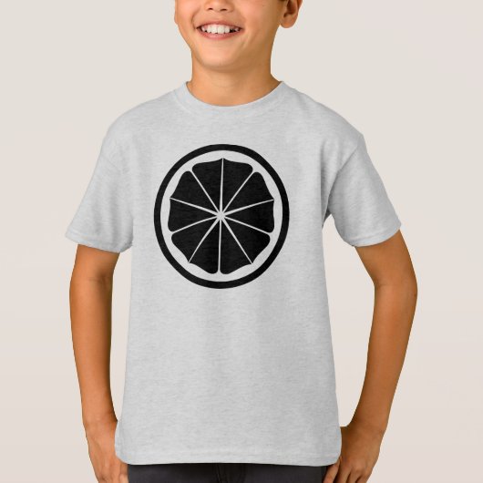 ヴィンテージブラックジャパン西新海門オリエンタル Tシャツ (正面)