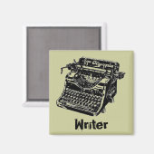 ヴィンテージブラックタイプライター マグネット (正面/裏面)